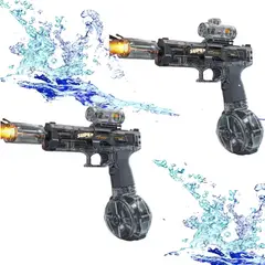 OVOTOUMI - Set 2 Pitola de agua electrica LED de alta velocidad Negro