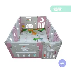 Baby - Cerco plegable de bebe Luna pink