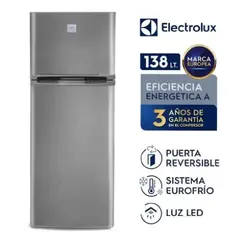 ELECTROLUX - Refrigeradora 138L Gris ERT18G2HNI
