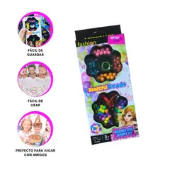 GENERICO - Pack12 Cuentas Moderno para Hacer Pulseras Multicolor