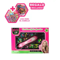 GENERICO - Conjunto Aplicador de Estilos Multicolor y+Ligas de Regalo