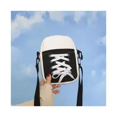 GENERICO - Cartera Zapatilla Negra