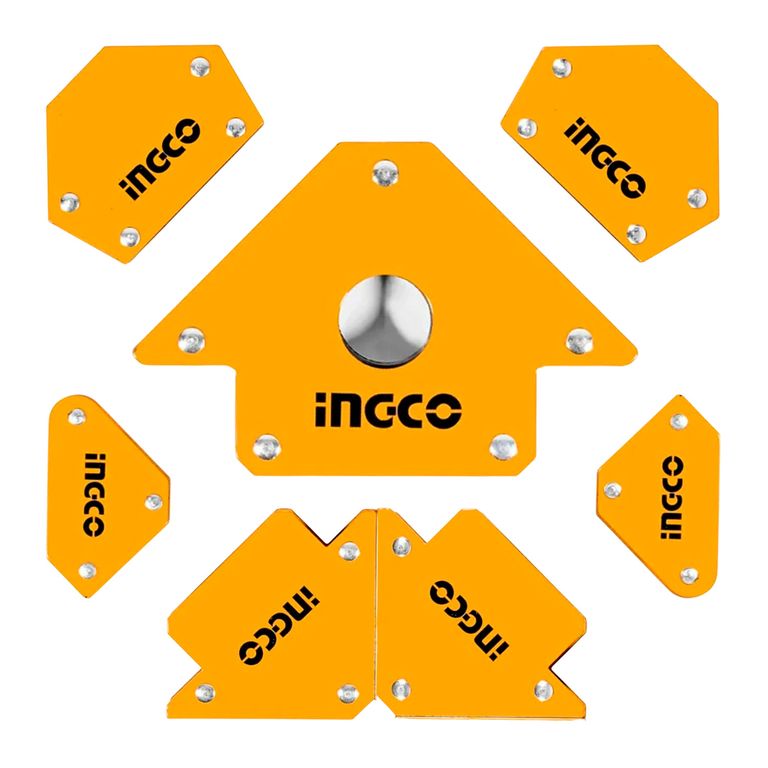 Set X7 Escuadras Magnéticas Para Soldar Ingco - Amwh7002