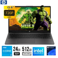 HP - LAPTOP 250 G10, 15.6" LCD LED HD SVA, Core i5-1334U 24GB DDR4 512GB SSD W11 PRO