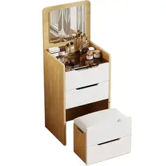 TU MESITA - Tocador Moderno con banco 3 en 1 Ursula