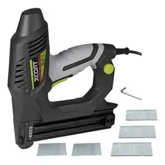 XCORT - Clavadora Grapadora 2 En 1 Eléctrica 18ga Xmt01-32