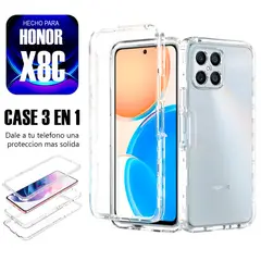 ASIA IMPORT - Case Triple es 3 en 1 Para Honor X8C