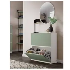 TU MESITA - Zapatera Clásica Robinson 2 puertas color BlancoAgave