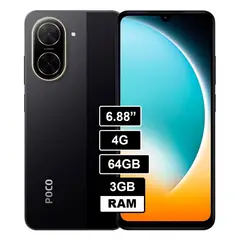 XIAOMI - Celular Poco C71 3GB RAM 64GB color Negro