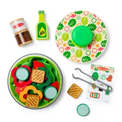 MELISSA & DOUG - Set de ensaladera giratoria 28 piezas