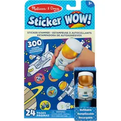 MELISSA & DOUG - Sticker Wow estampador de 300 stickers modelo astronauta