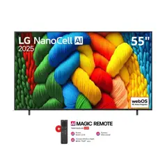 LG - TELEVISOR NANOCELL SMART TV 4K THINQ AI 55NANO80ASA 2025