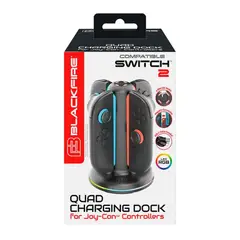 GENERICO - Blackfire Quad Charging Dock For joycon Controller 2