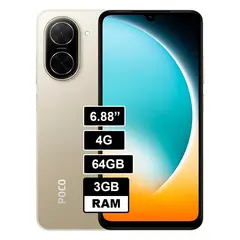 XIAOMI - Celular Poco C71 3GB RAM 64GB color Dorado