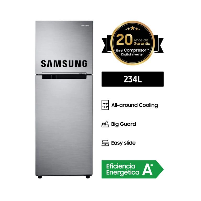 REFRIGERADORA RT22FARADS8 234LT GRIS