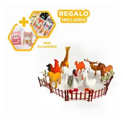 GENERICO - Animales Kit 10u Coloridos para Niños Y+Regalo Agendita