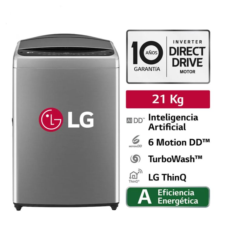 LAVADORA - WT21VV6 21KG AI DD CARGA SUPERIOR