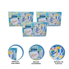 GENERICO - Pack12 Kit Didactico de Doctor para Niños en Azul