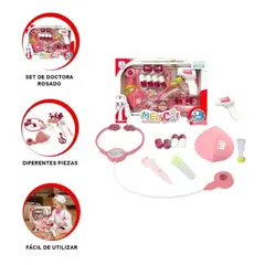 GENERICO - Pack2 Juguete para Ninas en Color Rosado Y+Ligas de Regalo