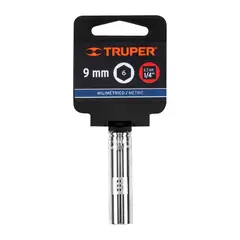 TRUPER - Dado largo de 9 mm 6 puntas cuadro 14 - 13203