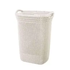 REYPLAST - Cesto De Ropa Khipu 60l HUESO