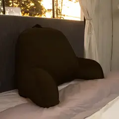 AMADEUS HOME - Cojín Anatómico Respaldar Marrón ¡Fundas Lavables Hipoalergénico