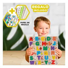 GENERICO - Juego de Abecedario de Letras Mayusculas Y+Papel de Regalo