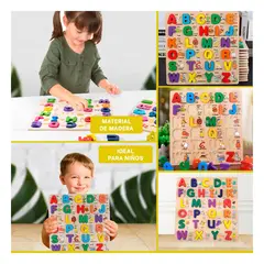 GENERICO - Pack6 Juego para Niños de Mayusculas Y+Banderitas Adhesivas