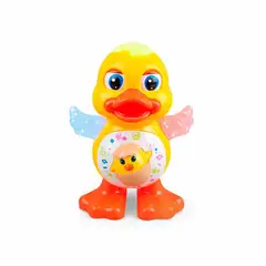 GENERICO - Juguete de Pato Musical Luces Interactivo con Pilas Duck