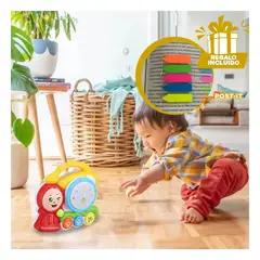 GENERICO - Pack12 Juguete Ligero de Trencito Y+Banderitas Adhesivas