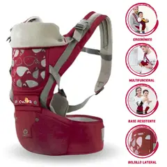 AEOLOS - Canguro Para Bebé Ergonómico Ballena 3 en 1 RED