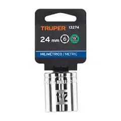 TRUPER - Dado hexagonal encastre 12 de 24 mm - 13274