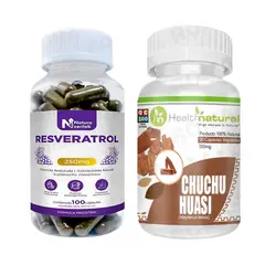 HEALTHNATURAL - RESVERATROL PLUS + CHUCHUHUASI