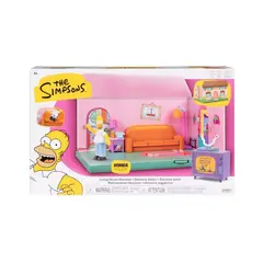 THE SIMPSONS - Diorama Los Simpson Sala de juegos - Incluye Homero