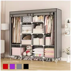 INSPIRA - Ropero armable de 4 cuerpos de tela color variado