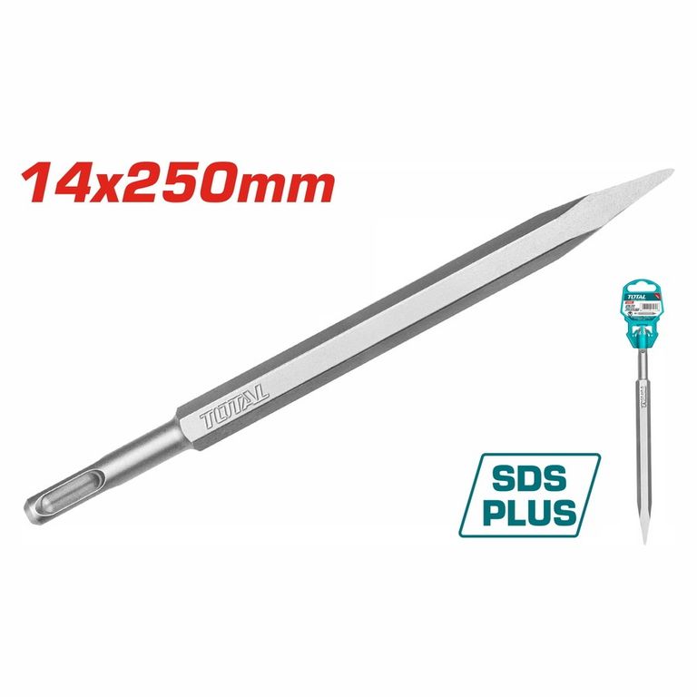 CINCEL PUNTA SDS PLUS 14X250MM TOTAL - TAC1511141