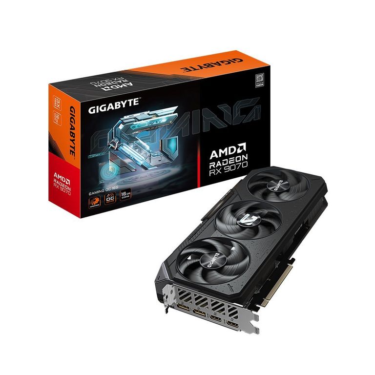 Tarjeta De Video Gigabyte Radeon Rx 9070 Gaming Oc - 16Gb Gddr6, Pci-E 5.0, Alto Rendimien