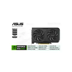 GENERICO - Asus Geforce Rtx 5050 8Gb Dual Oc - Tarjeta Gráfica 128 Bit Para Gamin