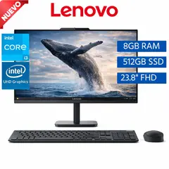 LENOVO - All in One V100 Intel Core i3 N305 Ram 8GB SSD 512GB 23.8" FHD Win 11