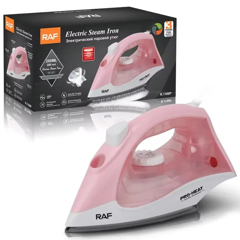 Plancha Eléctrica para Ropa RAF R1106P