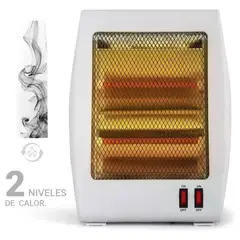 GENERICO - Calefactor Eléctrico de Cuarzo NSB-60 Blanco