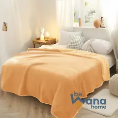 CASATEX - Manta Polar Antialérgica Delgada PREMIUM 2PLZ Orange