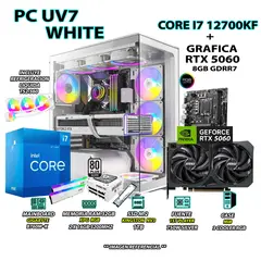 INTEL - Computadora PC Gamer Core i7 12700KF RAM 32GB SSD 1TB GRAFICA RTX 5060 8GB