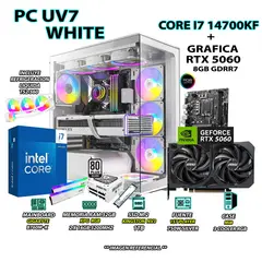 INTEL - Computadora PC Gamer Core i7 14700KF RAM 32GB SSD 1TB GRAFICA RTX 5060 8GB