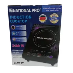 NATIONAL - Cocina de Inducción Pro Táctil Tecnología alemana Original