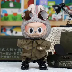 DISEÑO ORIGINAL - Ropa Labubu Enterizo Botones Verde Militar