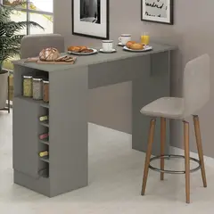 CASA BELLA - MESA DESAYUNADOR COCINA CASABELLA LIA GRIS