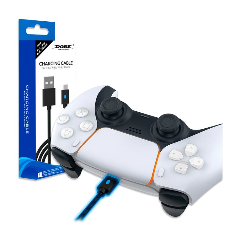 Cable Para Cargar Mando Ps5 De 3 Metros Carga Rápida