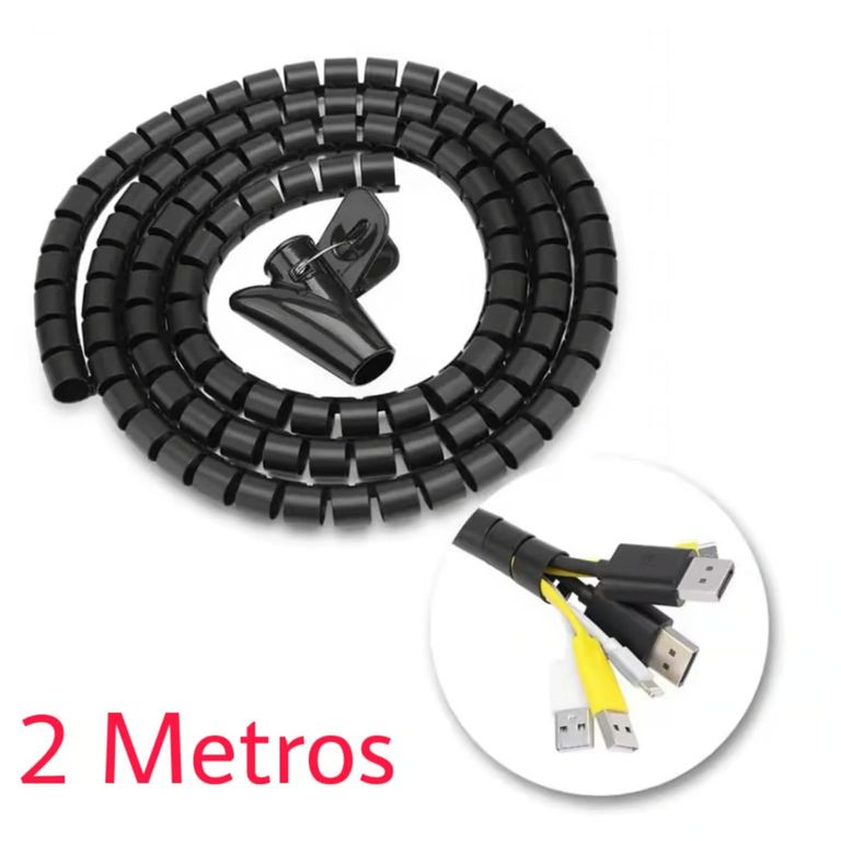 Organizador de Cables en Espiral TV - Ordenador