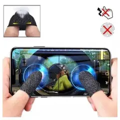 GENERICO - Dedales Gamer Para jugar en Celular o Tablet - negro